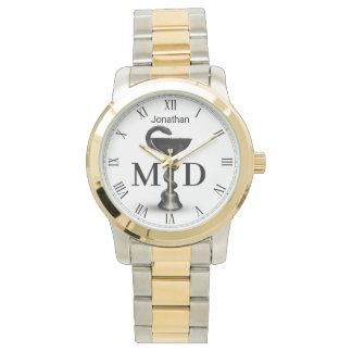 Relógio Médico branco de Hygieia Cobra Bowl Preta MD