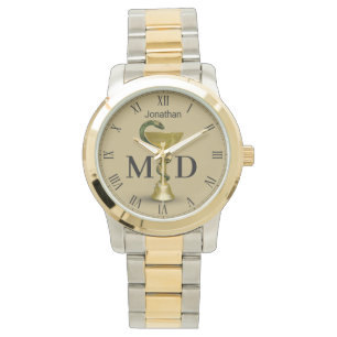 Relógio Médico de Higieia Médica de Cobra Bowl Beige MD