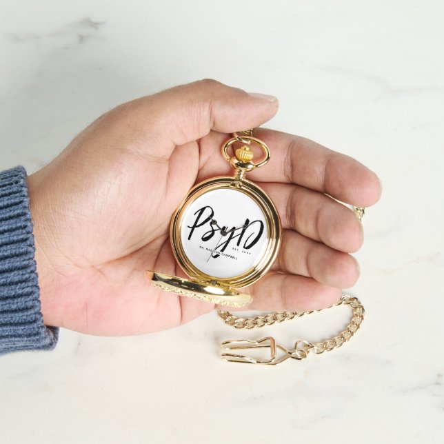 Relógio Médico de PsyD Personalizado (Mão)
