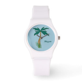 Relógio Megan Custom Name Sporty Silicon Watch