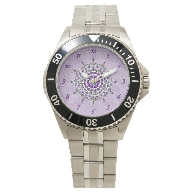 Relógio Mehndi Fantasy Silver Watch (Frente)