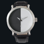 Relógio meio branco meio preto, meio preto meio branco<br><div class="desc">meio branco preto, meio preto meio branco, meio preto meio branco, preto e branco, preto e branco dividido em preto e branco, meio e meio preto, preto, branco, meio, bonito, vírgula, moda, meio branco, meio branco, meio branco, meio preto, meio branco e preto, contraste, cor, cor, cores, faixas horizontais brancas...</div>