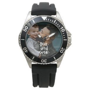 Relógio Melhor Pai do Mundo Foto Personalizada Presente do