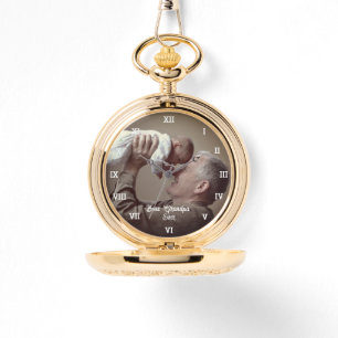 Relógio Melhor Vovô Já Personalizado Foto Cria Seu Próprio