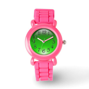 Relógio Men Wristwatch placa de discagem verde com cinta r