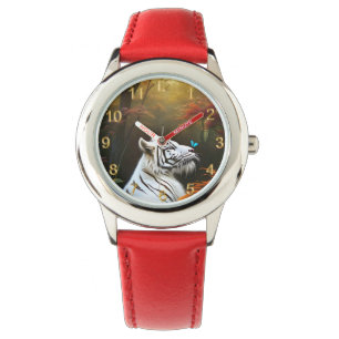 Relógio Meninas Brancas Tiger Aqueles Momentos Adoráveis,