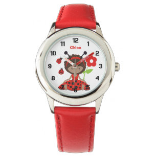 Relógio Meninas Vermelhas e Bonitas