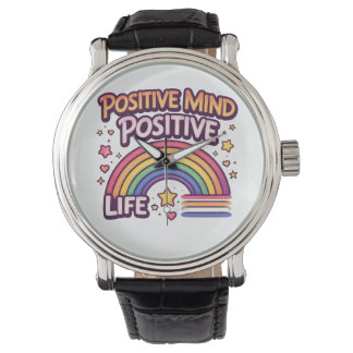 Relógio Mente Positiva Vida Positiva
