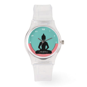 Relógio Mentidão com a Mente Buda/Meditação PNK, Yoga