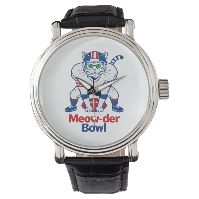 Relógio Meow-der Bowl  (Frente)