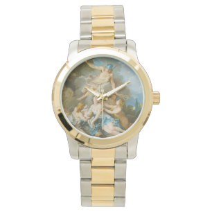 Relógio Mercúrio confiando a criança Baccus às Ninfas