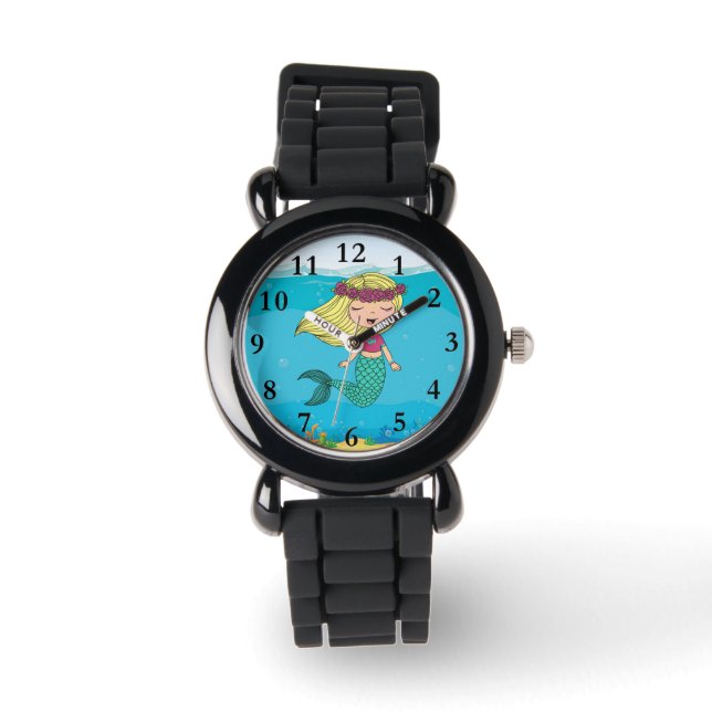 Relógio Mermaid Glitter Watch (Frente)