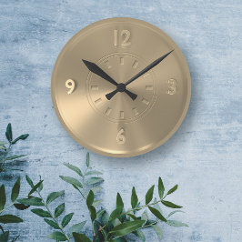 Relógio Metálico Faux Dourado a na moda