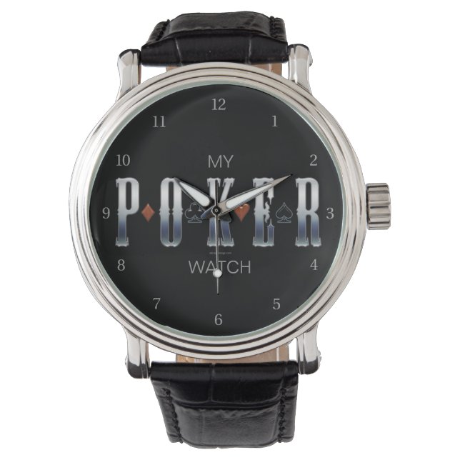 Relógio Meu Poker Watch (Frente)