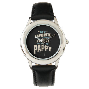 Relógio Minhas Pessoas Favoritas Me Chamam De Pappy - Pai