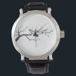 Relógio Minimal Japanese Tree Branch<br><div class="desc">Elegant minimal tree branch inspired by Japanese nature art. A simple and calm design perfect for lovers of nature and minimal aesthetics.</div>