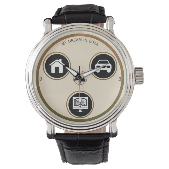 Relógio Minimalist Life Icons eWatch (Frente)