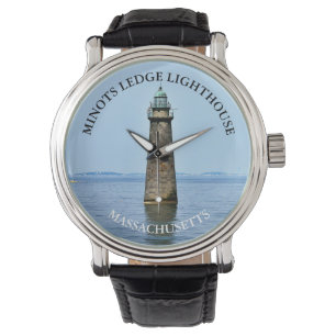 Relógio Minots Ledge Lighthouse Massachusetts eWatch