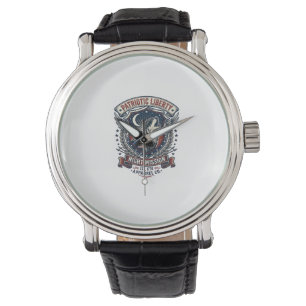 Relógio Missão Noturna Patriótica Lobo Patriota Militar In