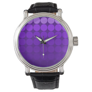 Relógio Mod Pop Dots Lilac a Deep Purple Gradicles