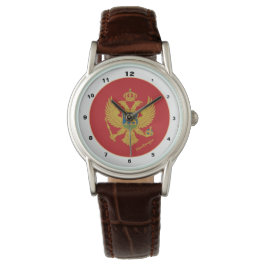 Relógio Moda Classic Montenegro Flag & Montenegro