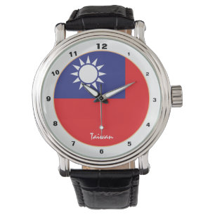Relógio Moda da tendência de Taiwan Flag & Taiwan /design