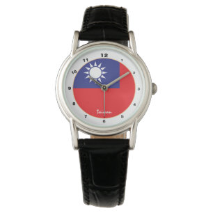 Relógio Moda da tendência de Taiwan Flag & Taiwan /design