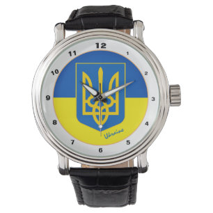 Relógio Moda Ucraniana e Ucrânia / Emblem Watch