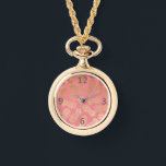 Relógio modelo de abacaxi tropical dourado elegante<br><div class="desc">Trendy e na moda faux padrão de abacaxi de ouro. Você pode personalizar a cor do plano de fundo.</div>