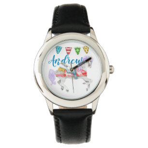 Relógio Modelo de Carrossel Horse Personalizado