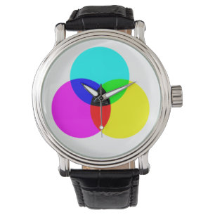 Relógio Modelos da roda de cor do RGB CMYK