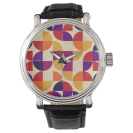 Relógio Modern Bauhaus Geometric Wrist Watch