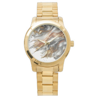 Relógio Modern Metallics Cobre, Ouro, Prata 