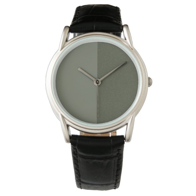 Relógio Modern Moss Watch - Design personalizável de dois  (Frente)