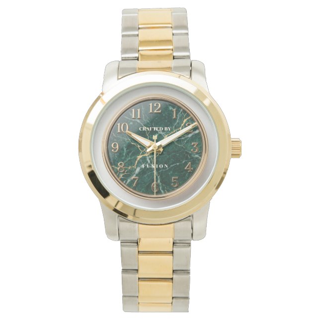 Relógio Moderno Oyster Band Two-Tone (Frente)