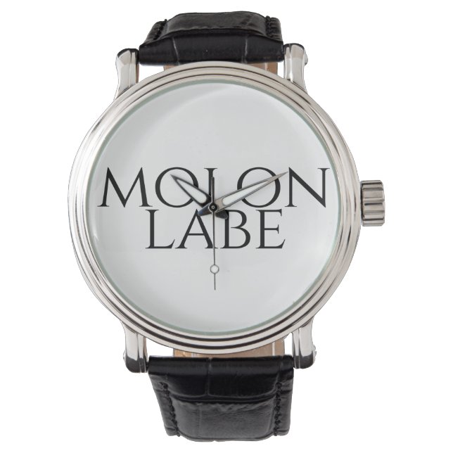 Relógio Molon Labe (Frente)