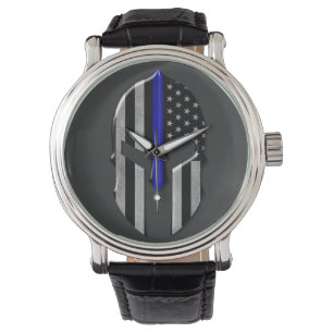 Relógio Molon Labe dilui Blue Line
