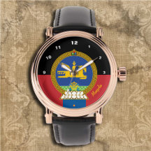 Mongólia Flag Watch, Em, Mongólia, moda/esportes