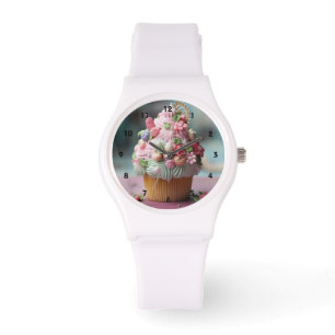 Relógio Monitoramento do Cupcake de Baker
