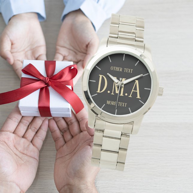 Relógio Monitoramento Personalizado do Homem, Adicionar In (Criador carregado)