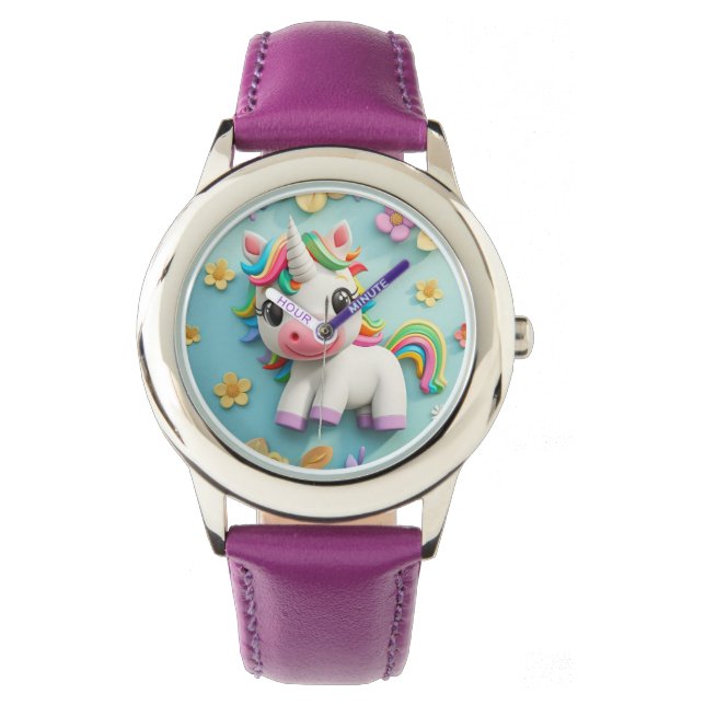Relógio Monitorização de Crianças do Unicorn 3D (Frente)