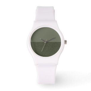 Relógio Monitorização de Divisão Verde do Moss Personaliza