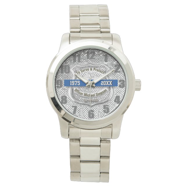 Relógio Monitorização de polícia (Frente)