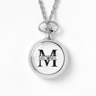 Relógio Monograma e Nome Personalizados