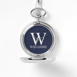 Relógio Monograma Personalizado Clássico e Nome