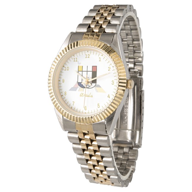 Relógio Monograma "U" - Úrsula (Angular)