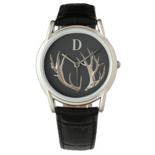 Relógio Monogramas Antlers Hunter Outdoor Gift Watch