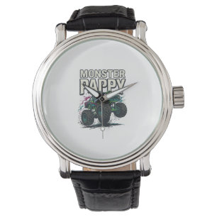 Relógio Monstro Pappy Caminhão Monstro Design Vetorial Vin