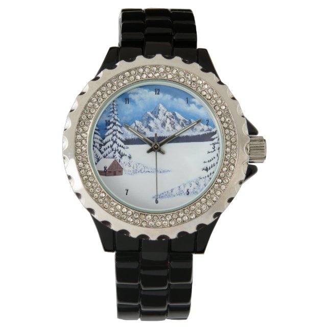 Relógio Montanhas de neve Mulheres E-Watch (Frente)