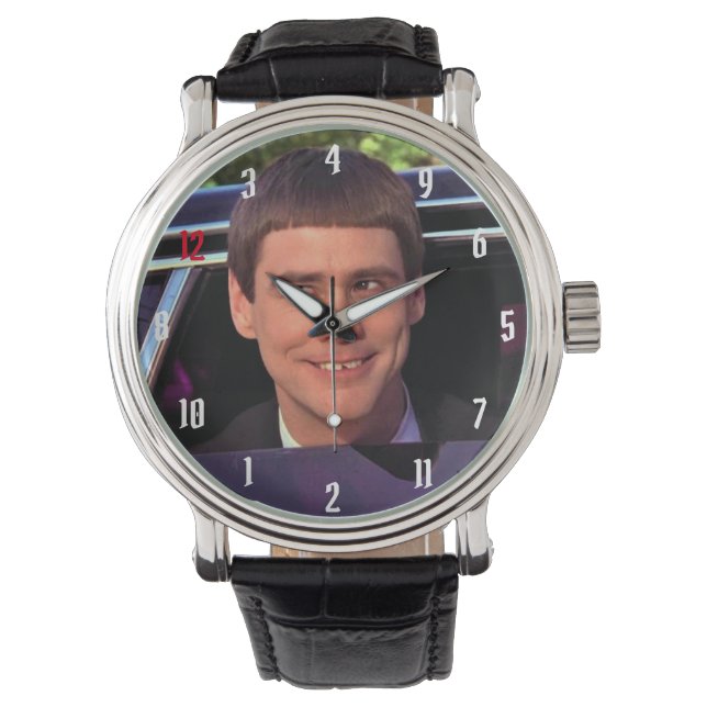 Relógio Montre Grande Horloge Ronde drôle (Frente)